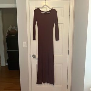Lulus. Maroon cotton maxi dress. Size S. Worn once.